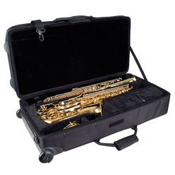 Protec PB304-SOPWL Alt/Sopran Saxophon Combi Koffer Schwarz