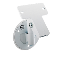 K&M 24161 Boxenwandhalter Weiß