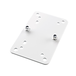 K&M 24354 adapter plate white