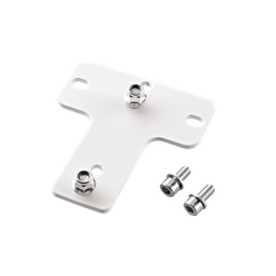 K&M 24359 adapterplaat wit