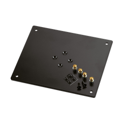 K&M 26792 bearing plate 240x200x5 black