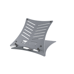 K&M 12197 Tischstativ Laptop Grau