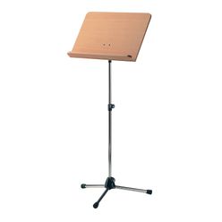 K&M 11819 orchestra music stand chrome/beech