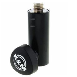 K&M 24521 statief-adapter M20 x 15 mm zwart