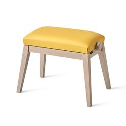 K&M 13942 piano bench vinyl grey/yellow
