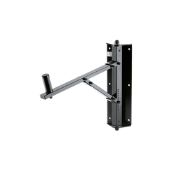 K&M 24120 Boxenwandhalterung Schwarz