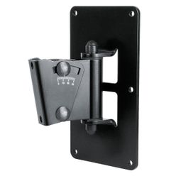 K&M 24481 Boxenwandhalter Schwarz
