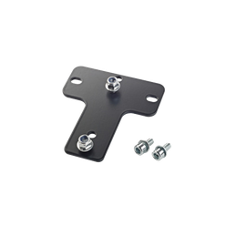 K&M 24359 adapter plate black