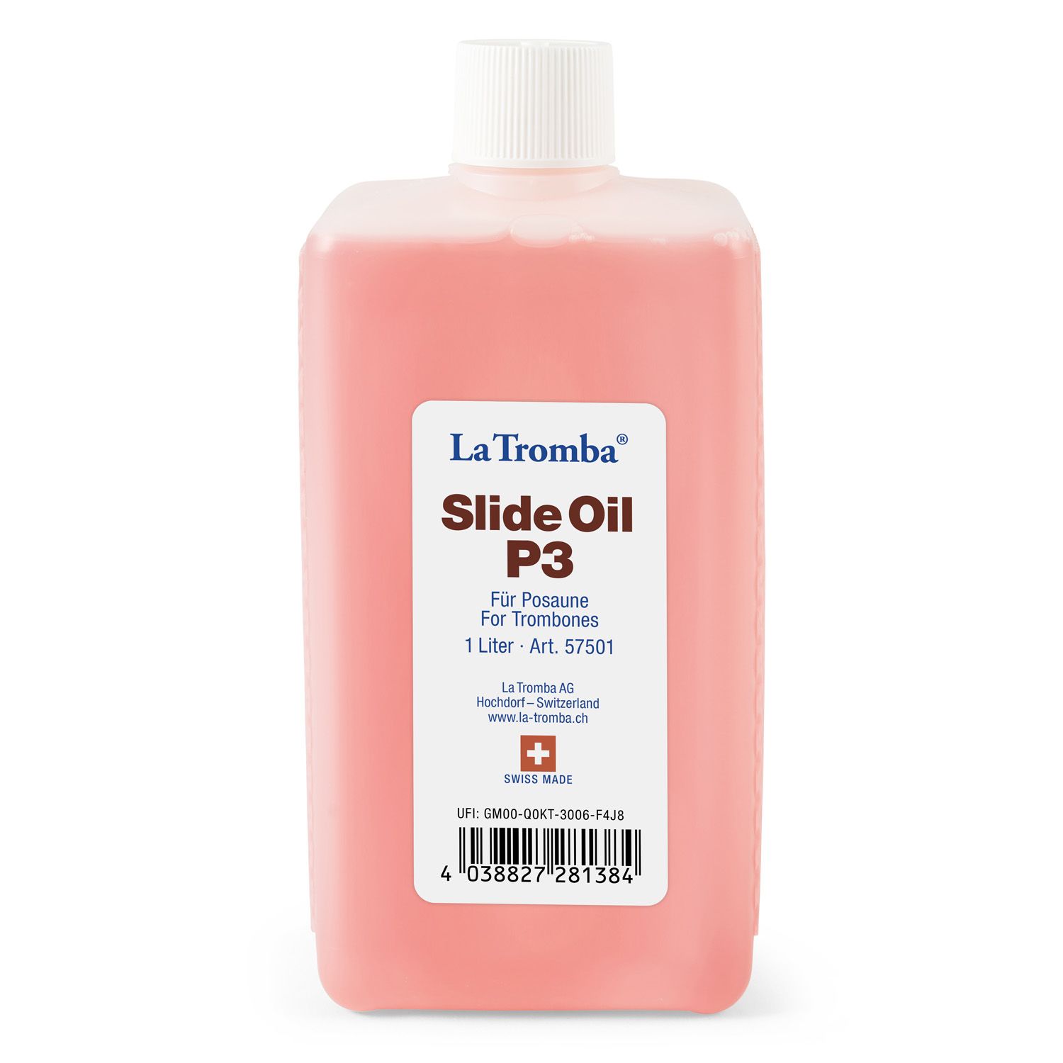 La Tromba P3 slide olie trombone werkplaats 1 liter