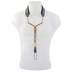 BG C50Y-MSH ZEN draagkoord basklarinet zwart/goud