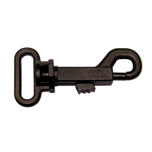 BG A-SH Karabinerhaken Kunststoff Schwarz