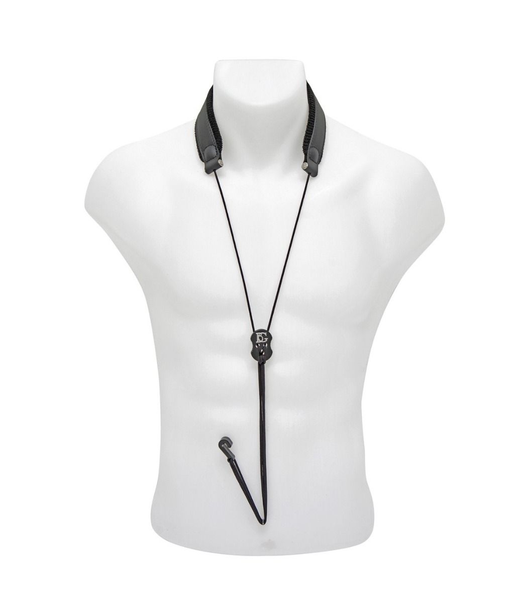 BG GC-C strap classical guitar leather black