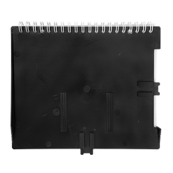 Belcanto FF-151815 flip folder spiral 15-sheets black