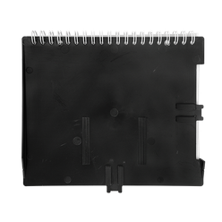 Belcanto FF-151820 flip folder spiral 20-sheets black